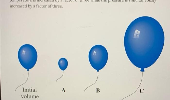 Solved balloon ml filled volume transcribed problem text been show has