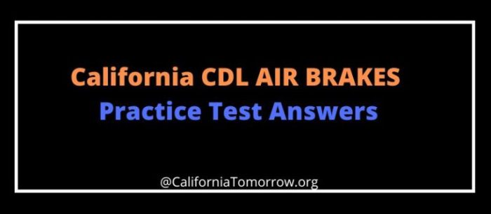 Wisconsin cdl motorcycle dmv air brake test practice permit