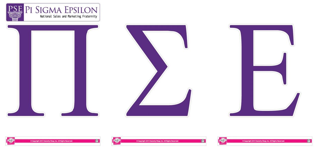 Sigma phi epsilon greek letters