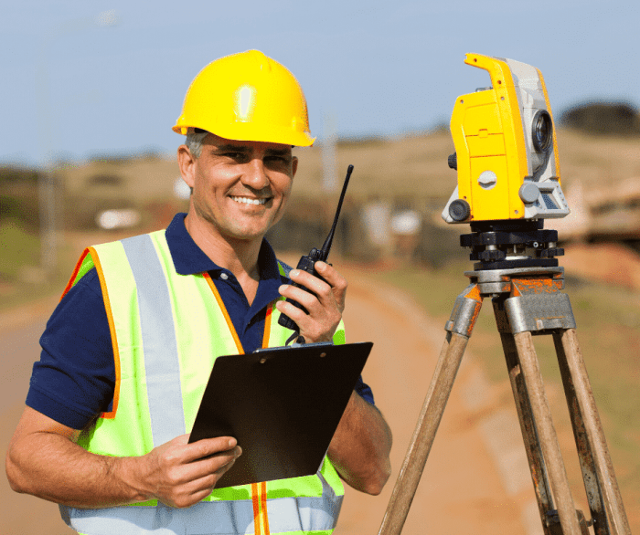 Surveyor surveying surveyors survey engineer field techniques land measure used making construction fundamental engineering job property healthcare civil career bureau