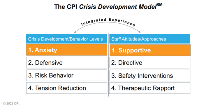 Directive staff approach cpi behavior level