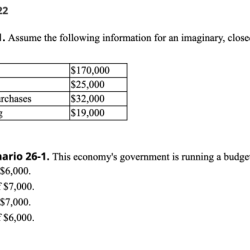 Refer to scenario 26-1. for this economy investment amounts to